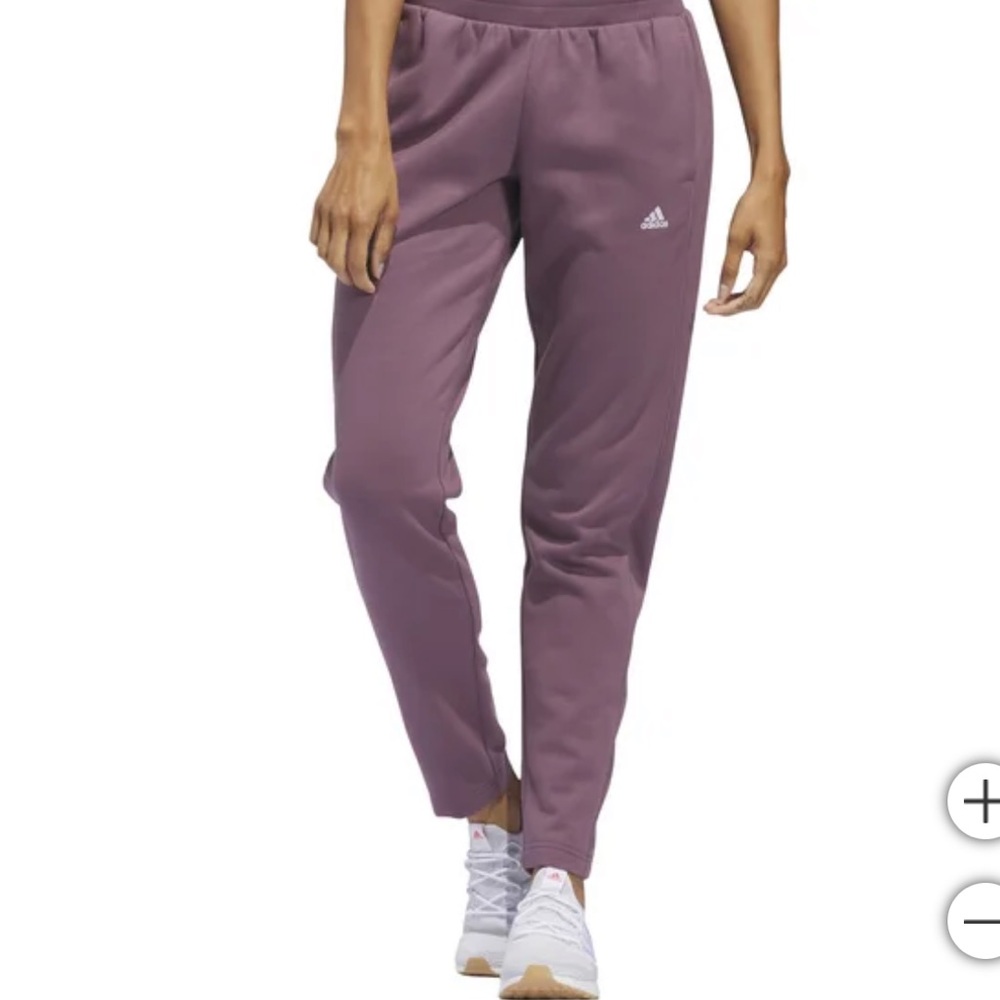 Adidas  Ladies' Fleece Pant Sweatpants Size Large Color Purple Women’s NWT